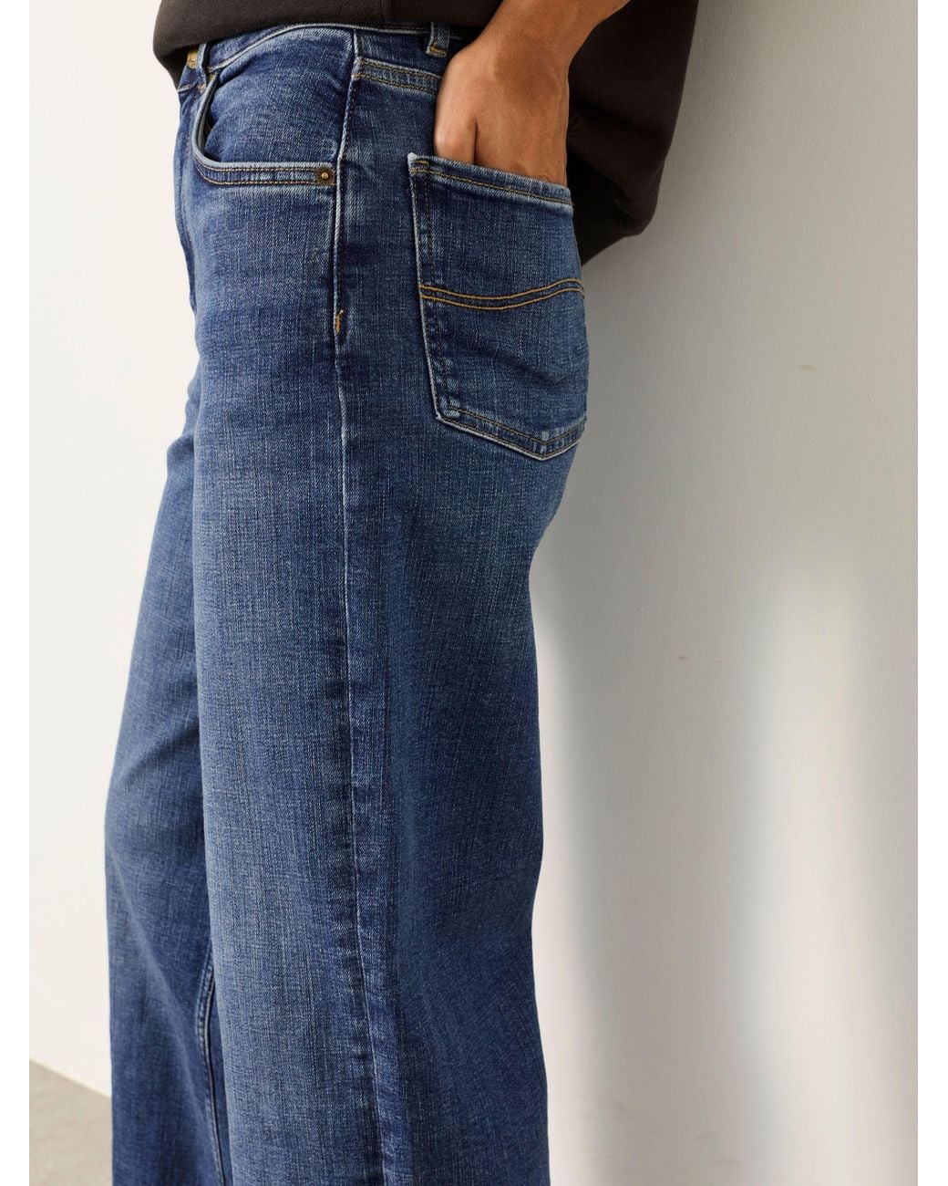 FatFace Blue Welling Wide Leg Wide Leg Jeans