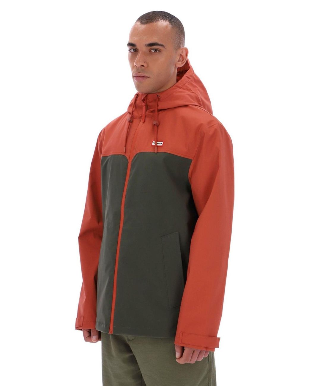 Hunter Red Original Block Waterproof Jacket for men