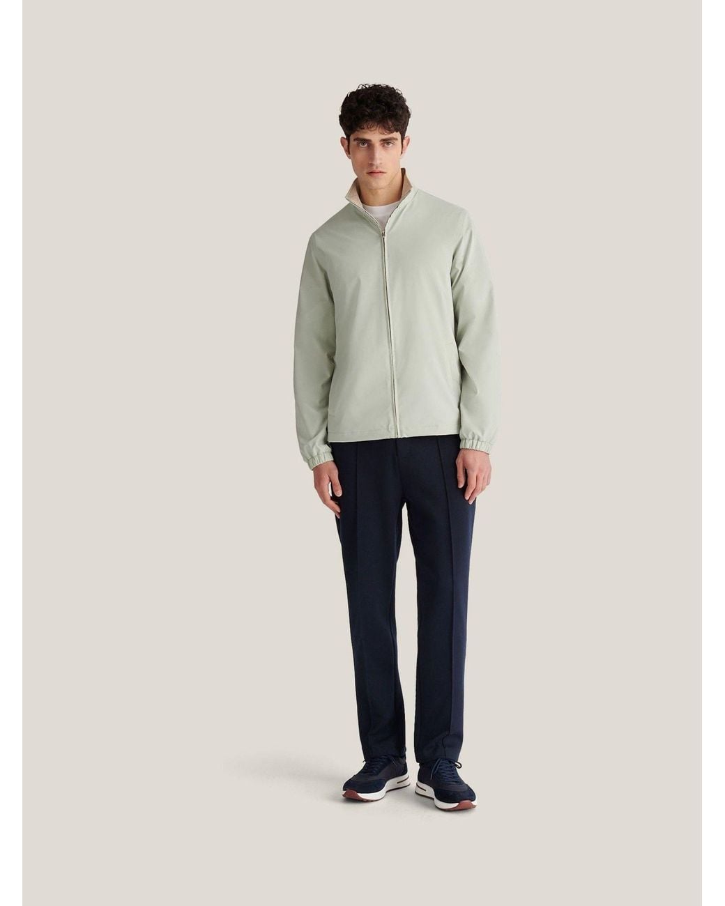 Peckham Rye Natural Zip Jacket for men