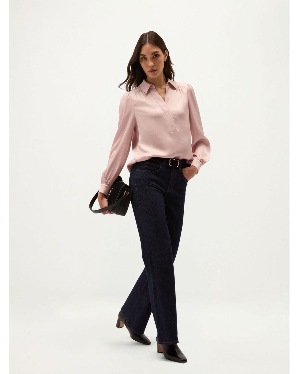 Hobbs Pink Tegan Blouse