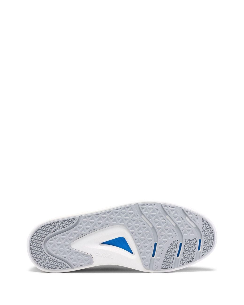 Clarks Blue Burgundy Code C Lace Trainers for men