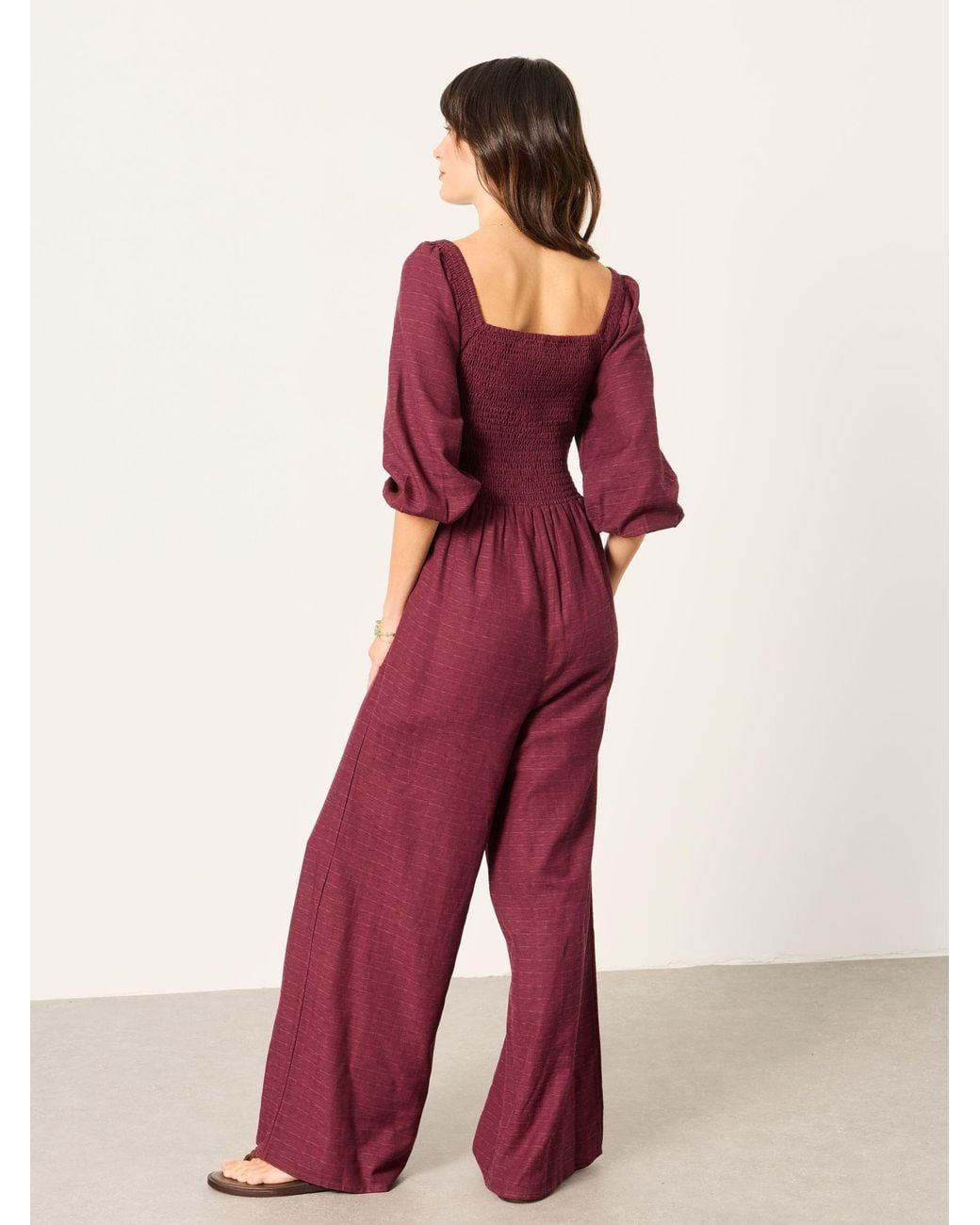 FatFace Adele Shirred Jumpsuit