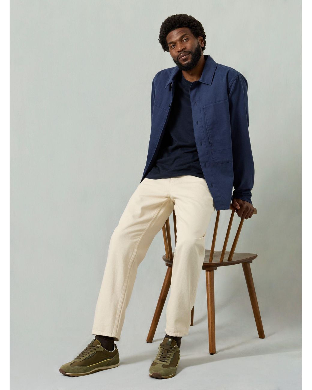 FatFace Natural Fatface Tapered Fit Jeans for men