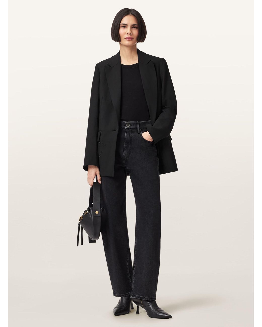 AllSaints Black Allsaints Ottie Blazer