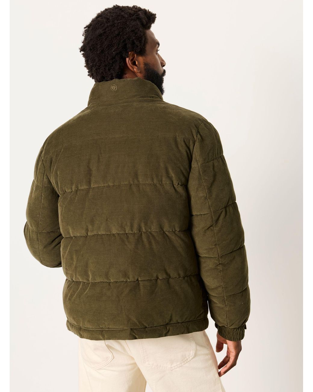 FatFace Green Cord Padded Jacket for men