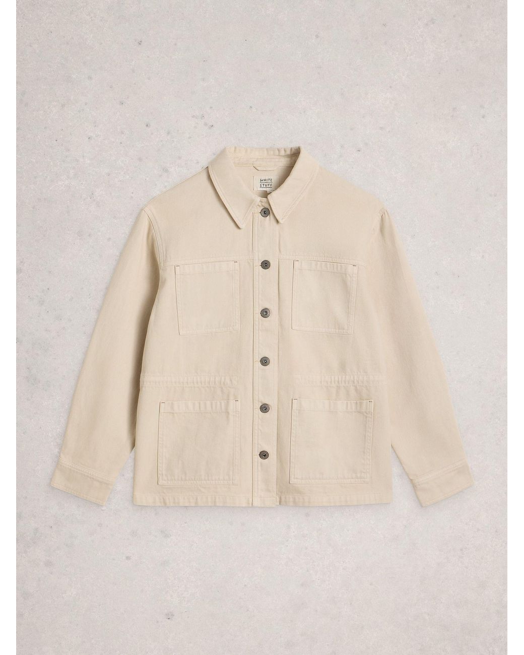 White Stuff Natural Luna Denim Jacket