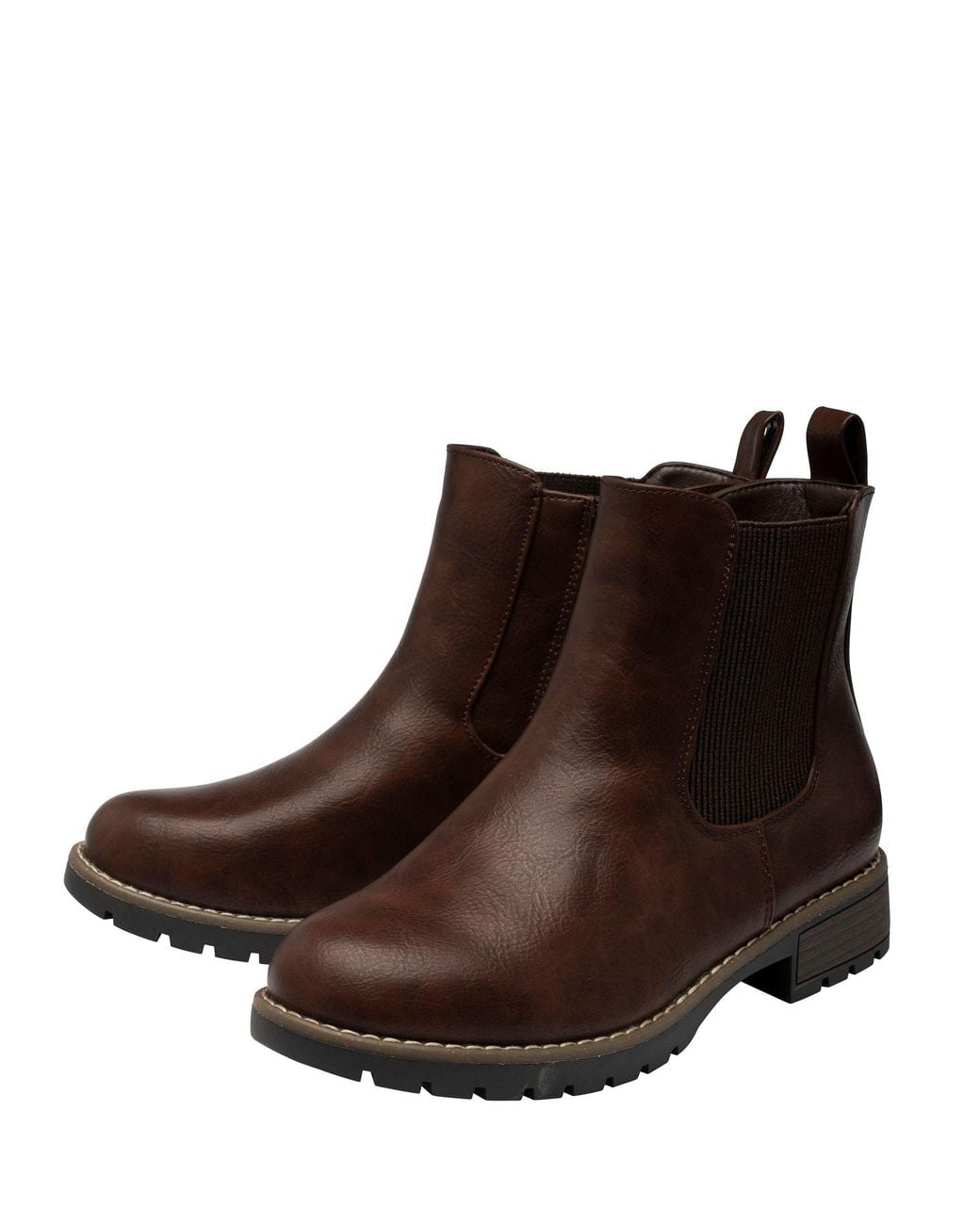 Lotus Brown Ankle Boots