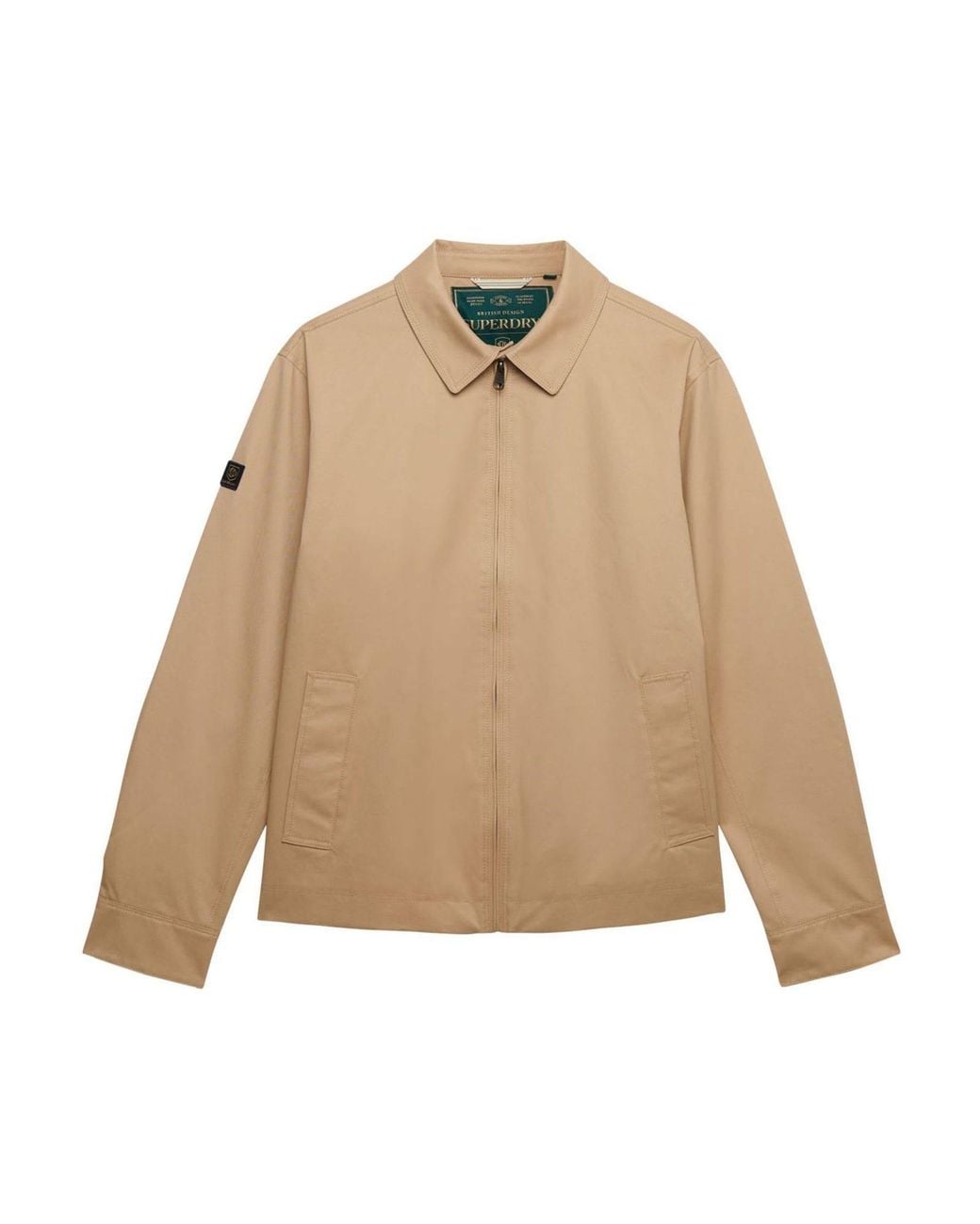 Superdry Natural Collared Harrington Jacket for men
