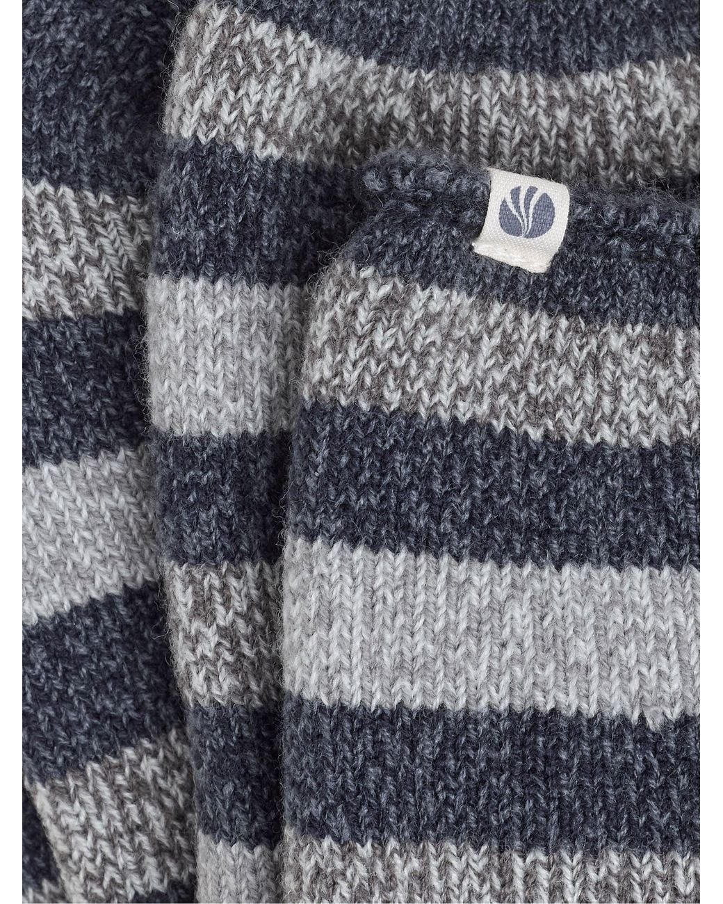FatFace Blue Fatface Striped Thermal Socks for men