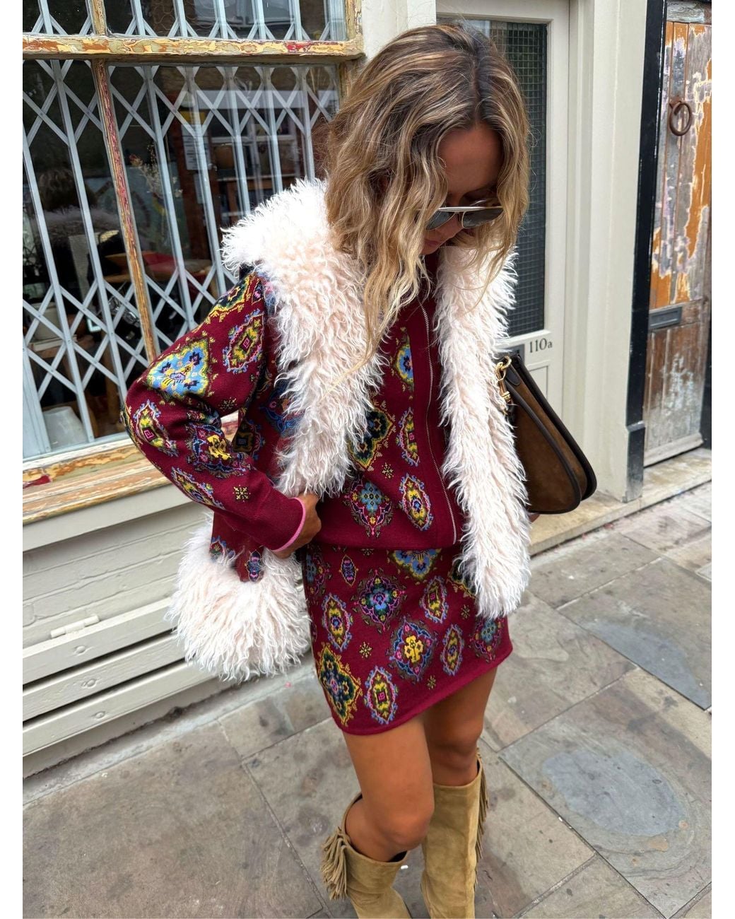 Never Fully Dressed Brown Tile Jake Skirt