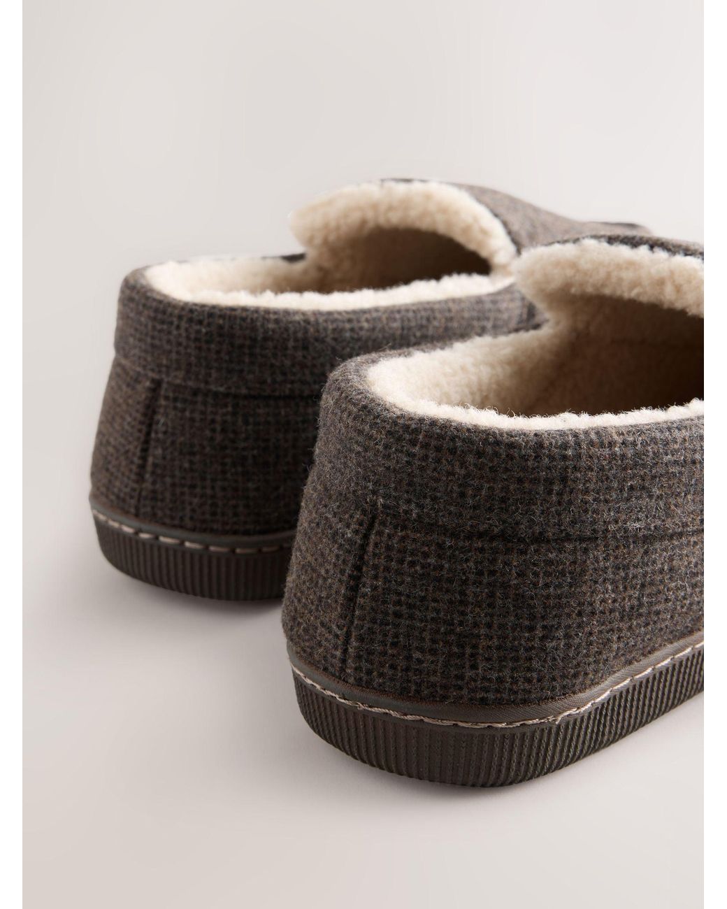 Next Natural Apron Slippers for men