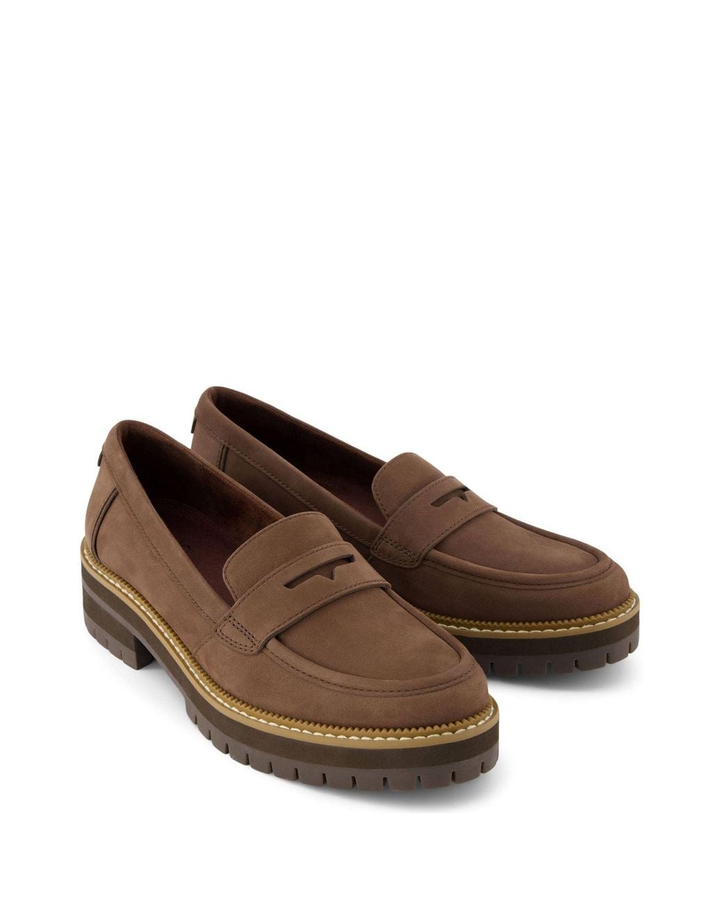TOMS Brown Cara Loafer