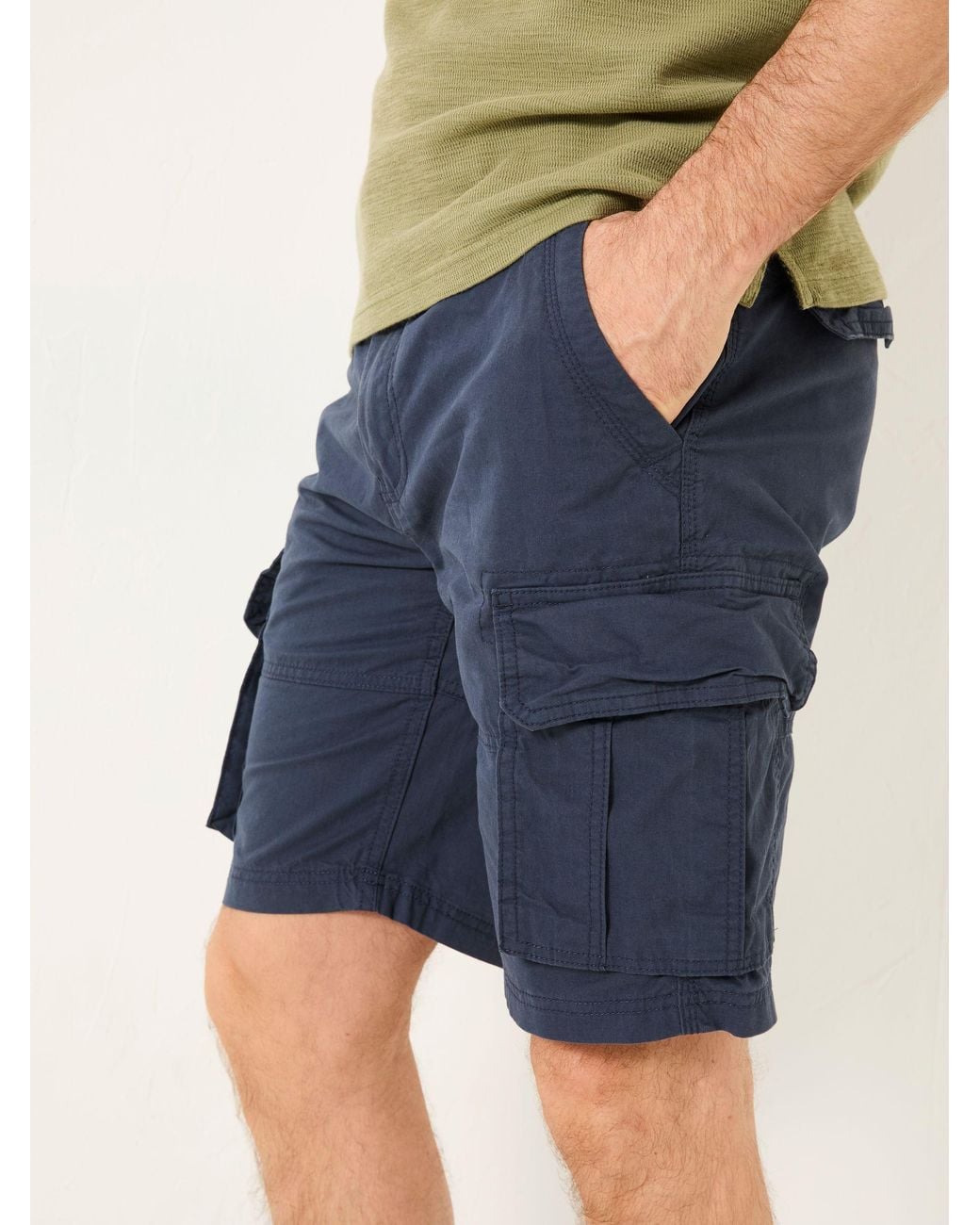 FatFace Green Bude Cargo Shorts for men