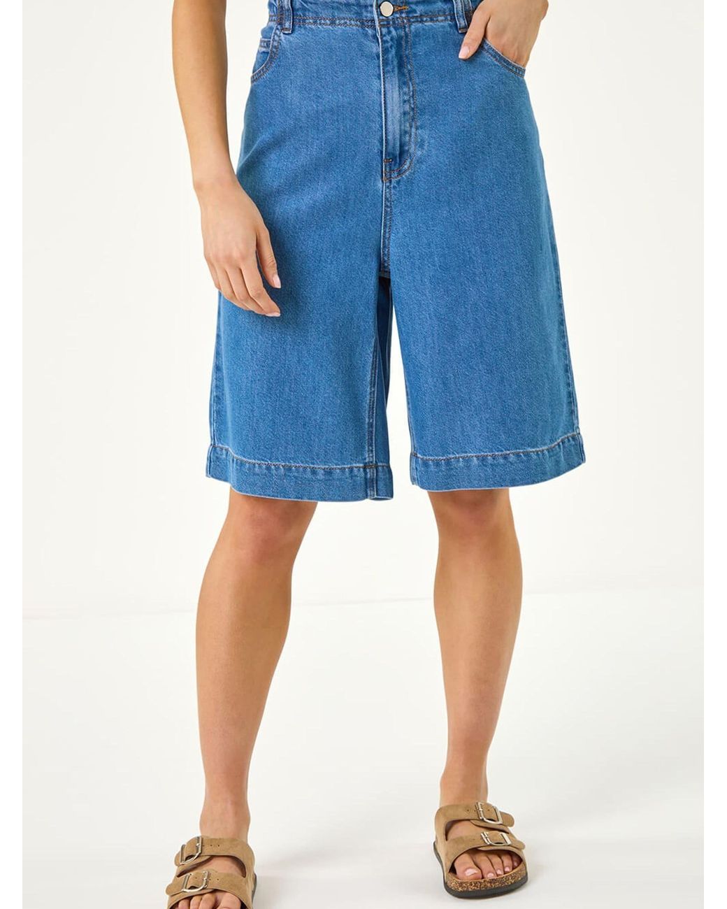 Roman Blue Pocket Shorts