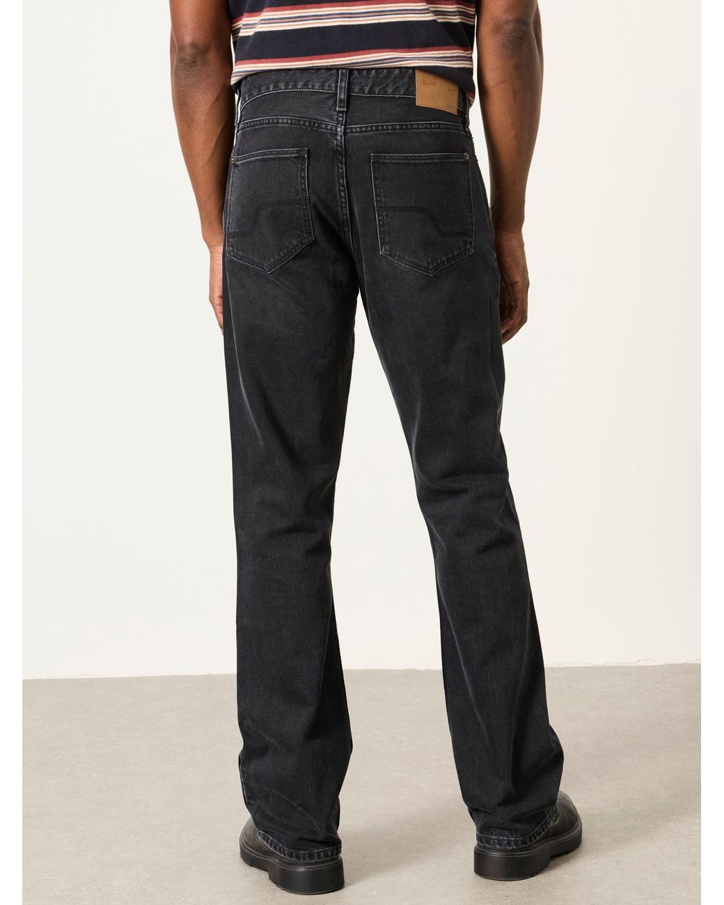 FatFace Black Bootcut Jeans for men