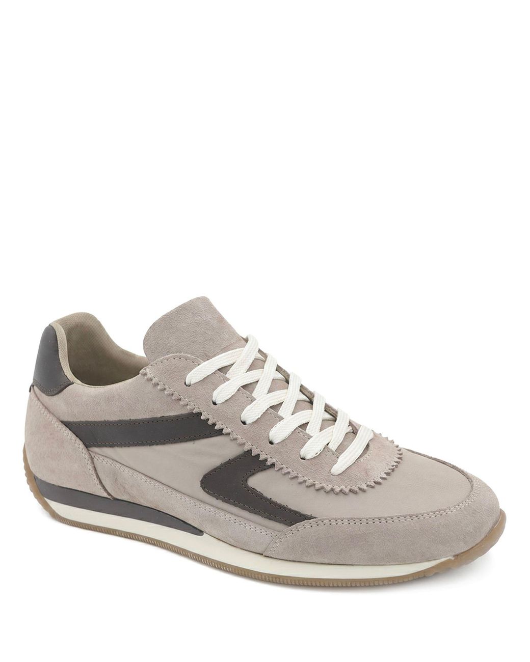 Jones Bootmaker Brown Aeries Leather Lace Up Trainers