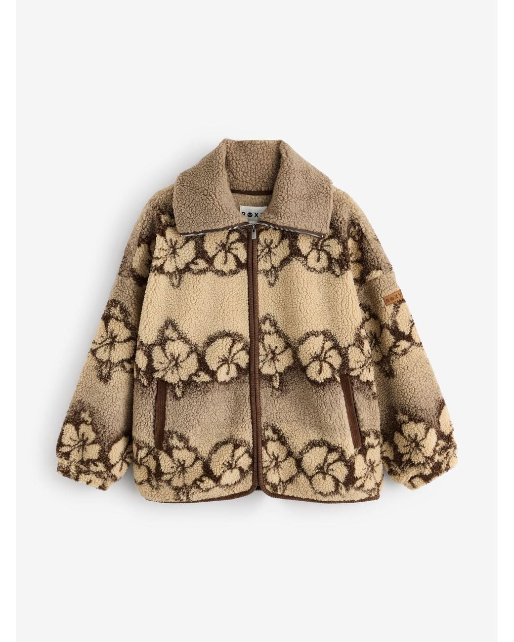 Roxy Natural Feels Like Winter Oversized Sherpa Zip Jacket