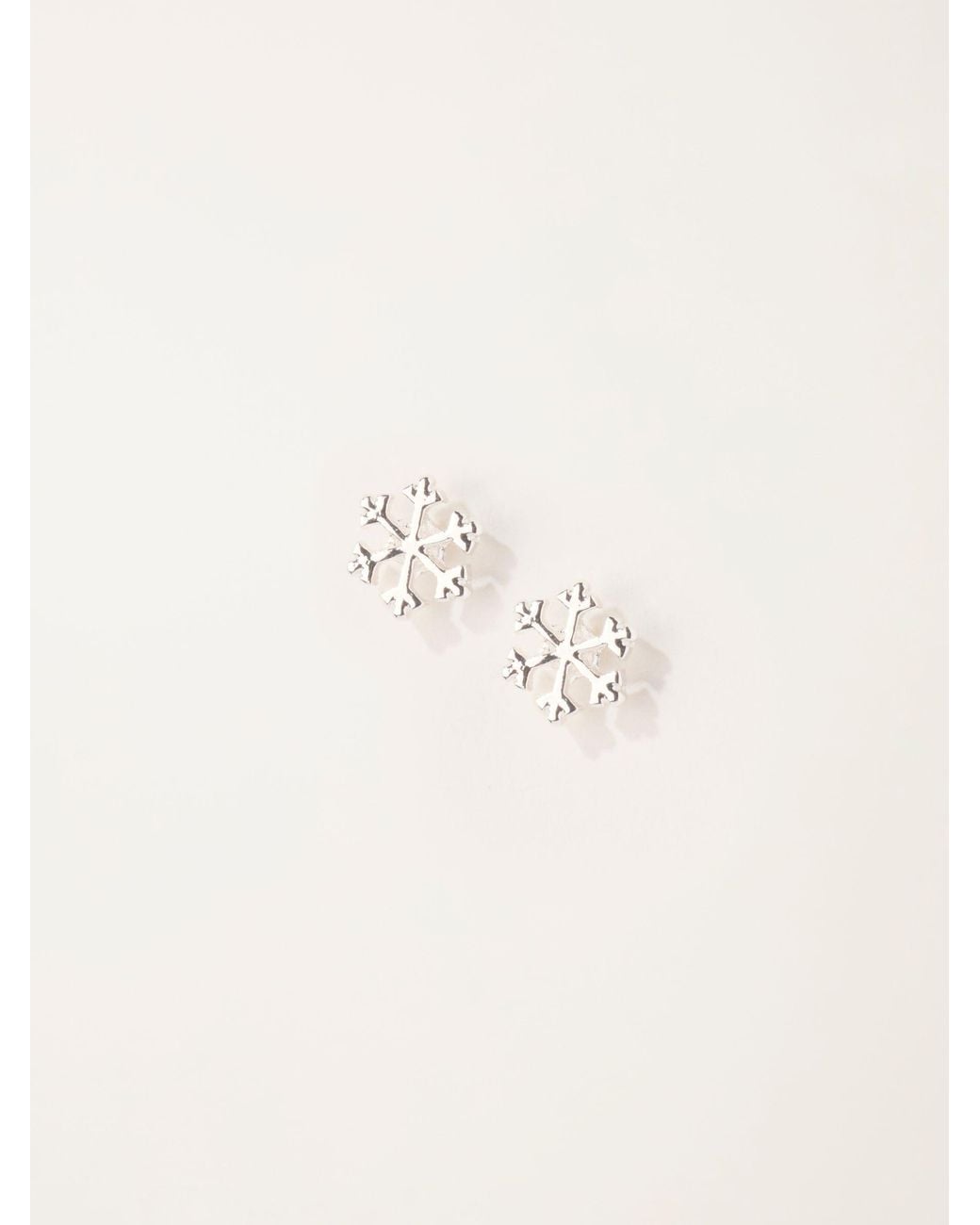 FatFace Blue Snowflake Stud Earrings