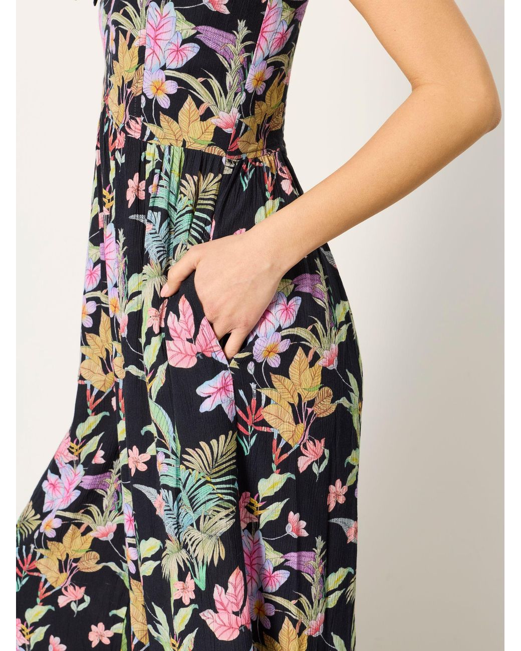 FatFace Green Salma Jumpsuit