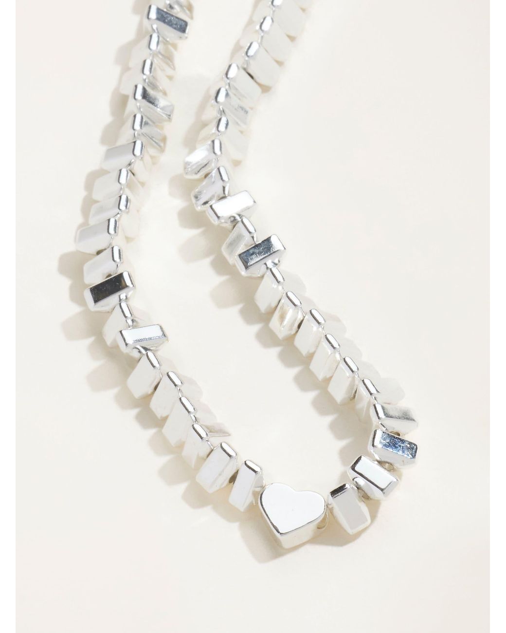 FatFace Natural Fatface Tone Heart Bracelet