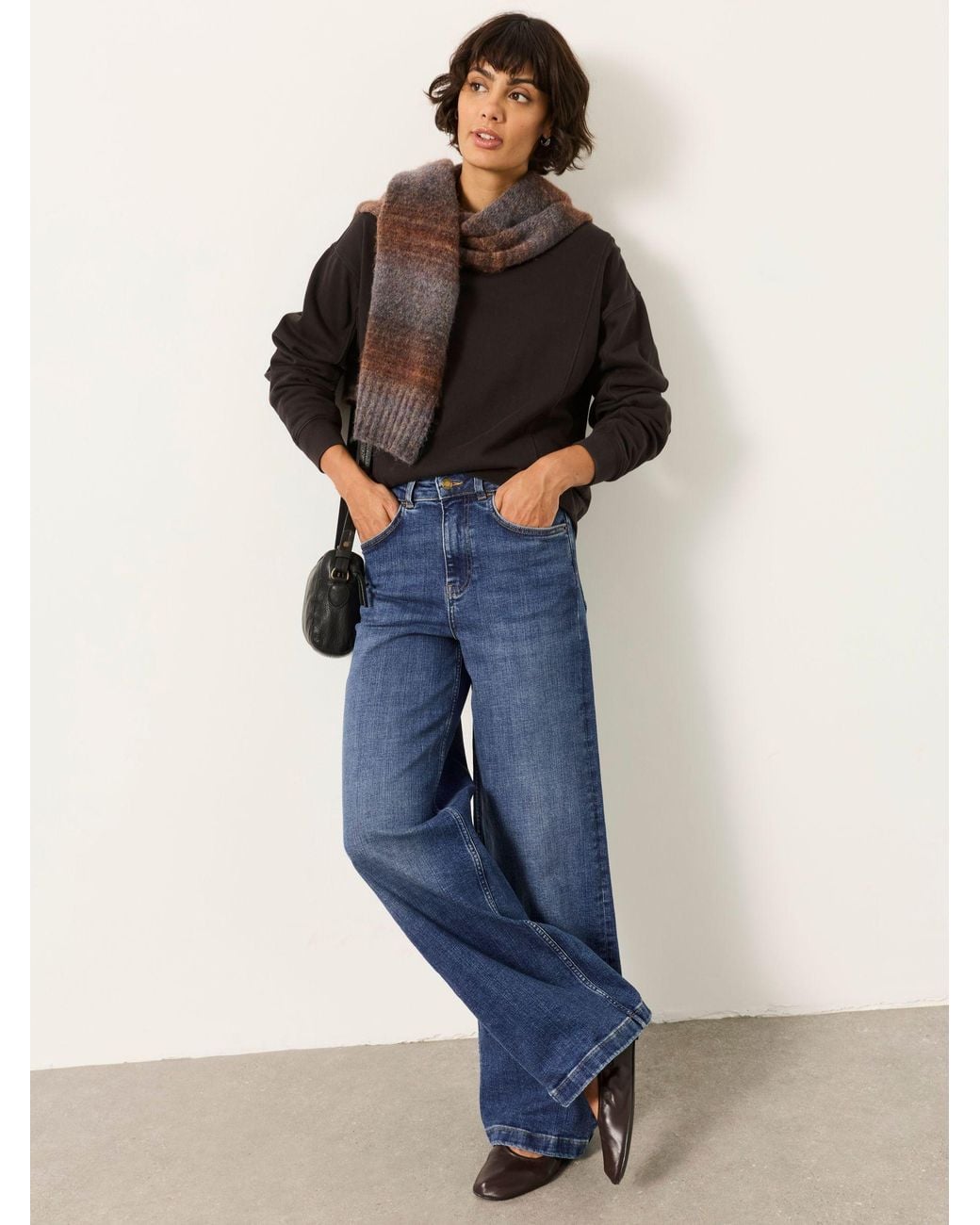 FatFace Blue Welling Wide Leg Wide Leg Jeans