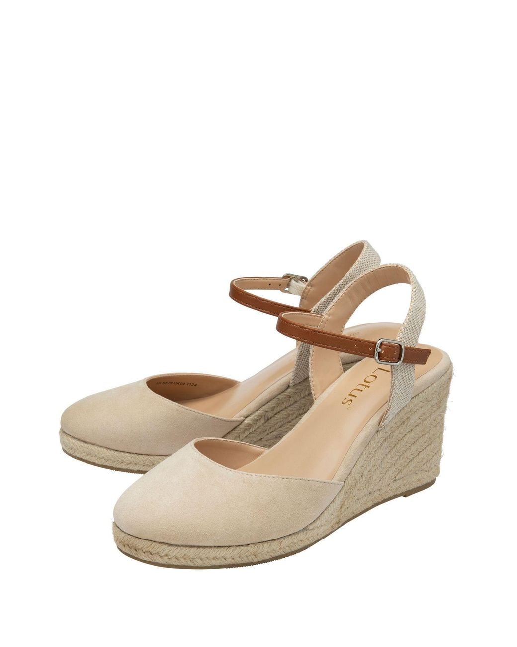 Lotus Metallic Espadrilles Shoes