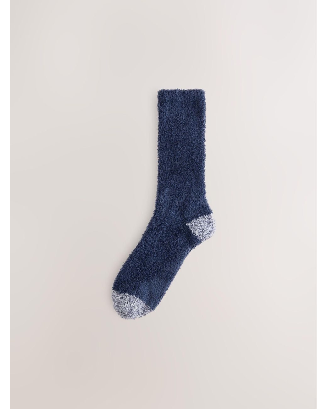 Next Blue Fluffy Socks 2 Pack for men