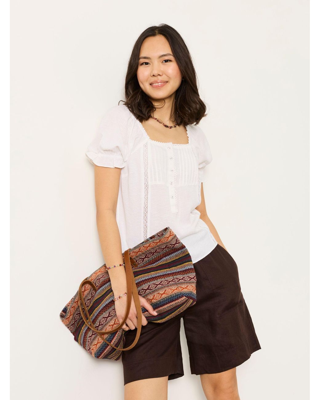 FatFace White Fatface Jorden Blouse