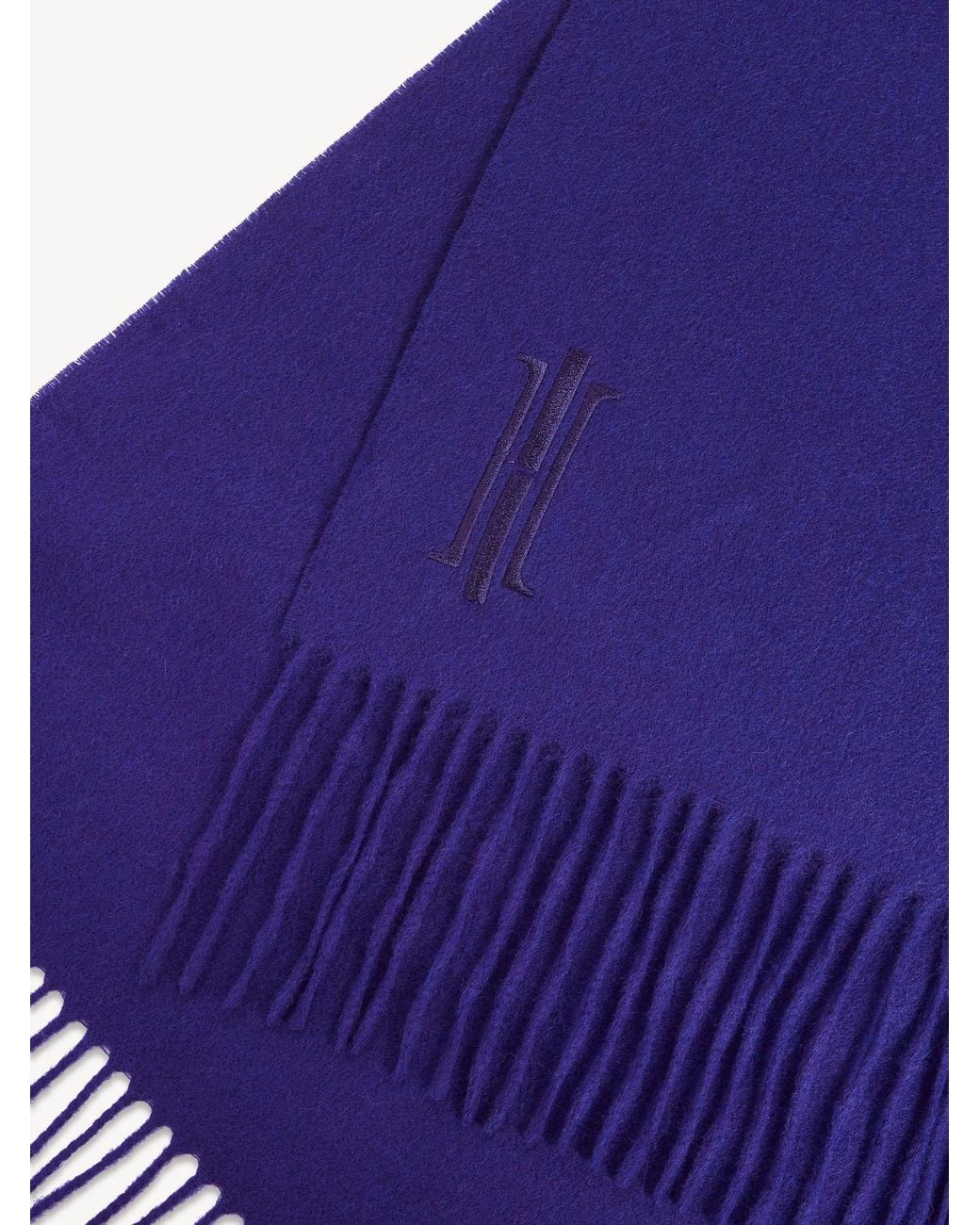 Hobbs Blue Emery Wool Scarf