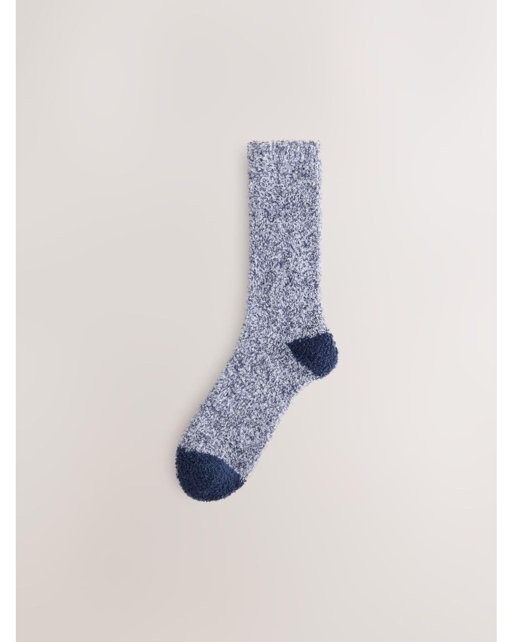 Next Blue Fluffy Socks 2 Pack for men