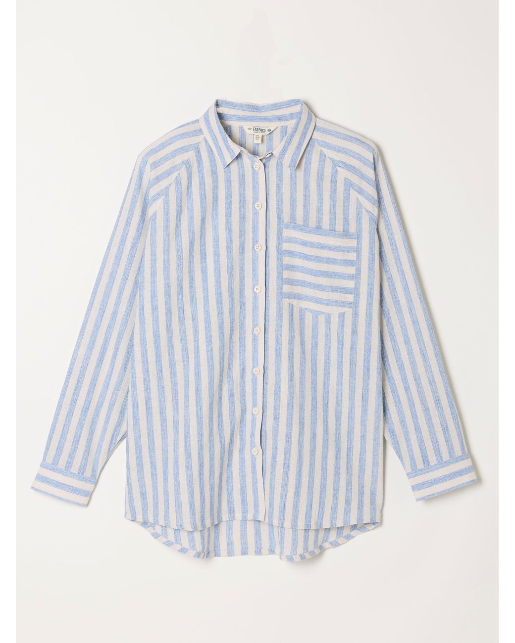 FatFace Blue Bessie Petite Stripe Shirt