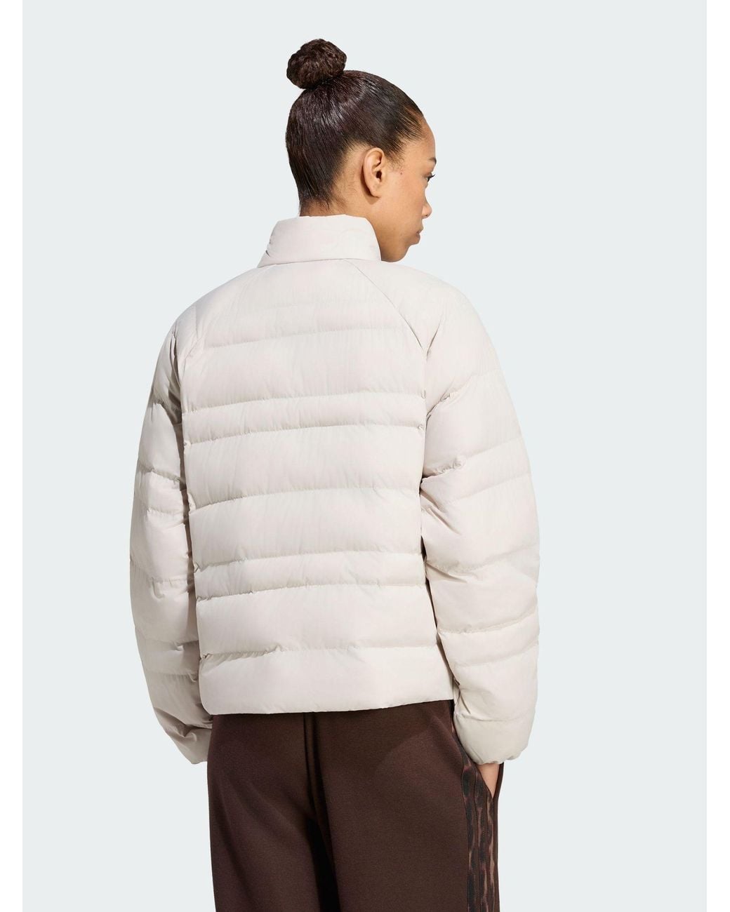 Adidas White Essentials Packable Insulated Jacket
