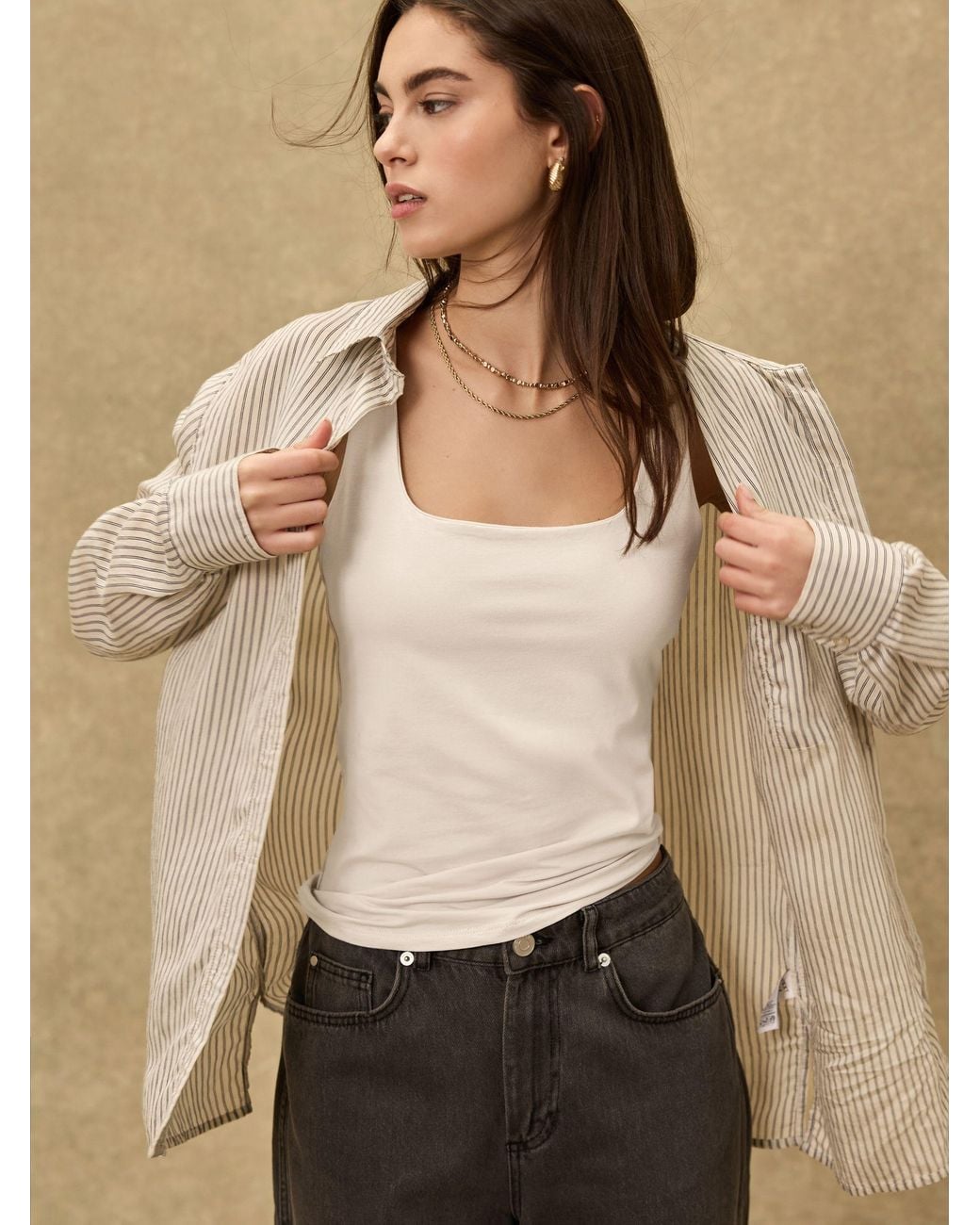Next Pink Square Neck Vest 3 Pack