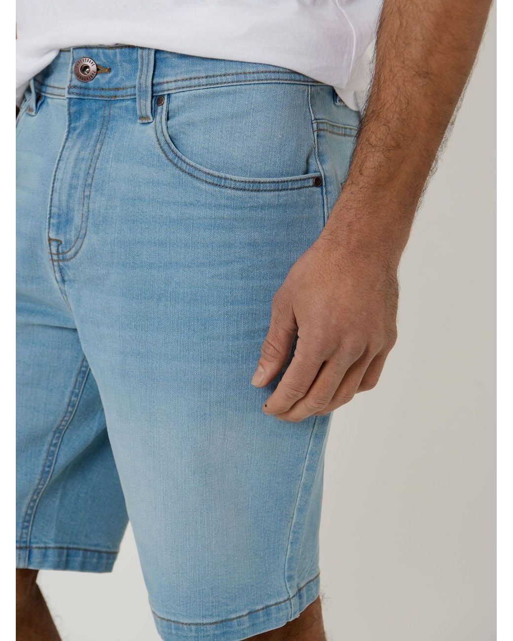 Threadbare Denim-Shorts in Blue für Herren