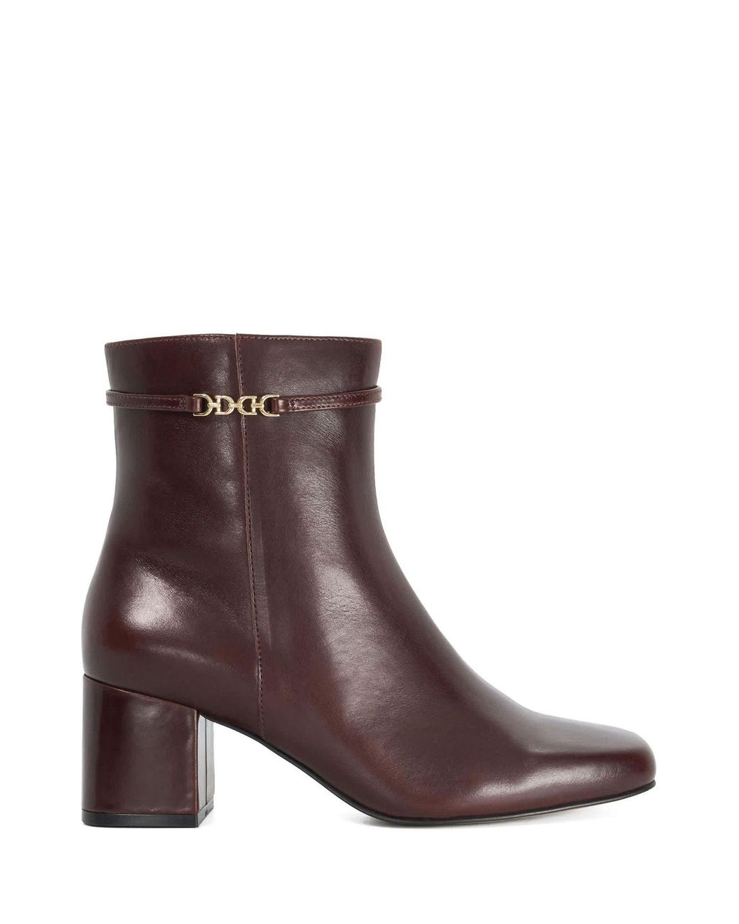Dune Brown Wf Oaklee Ankle Boots