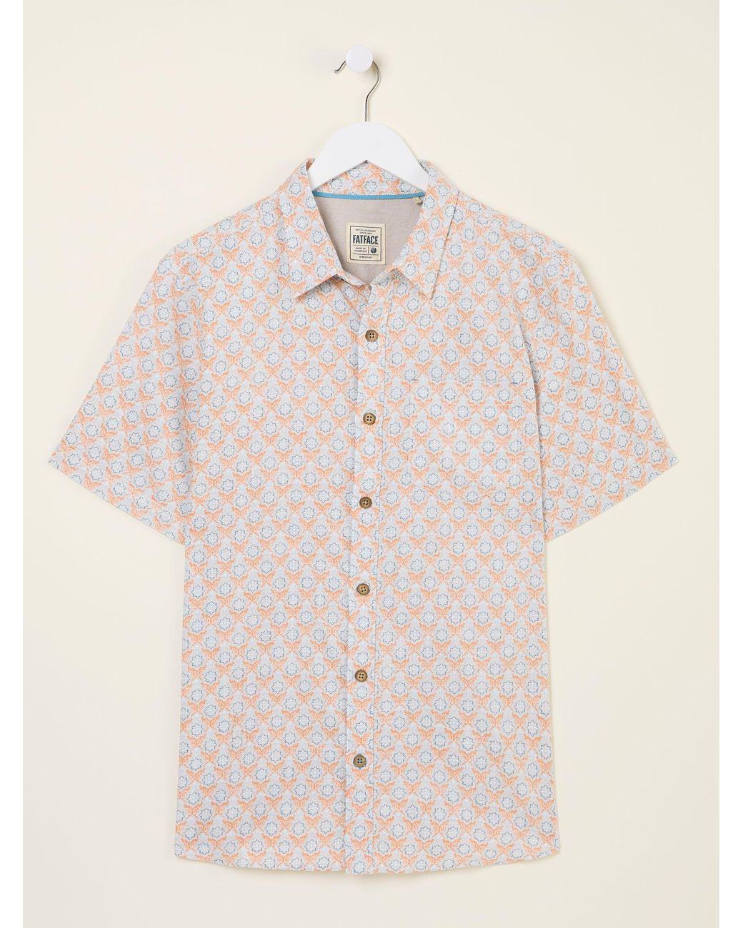 FatFace Multicolor Short Sleeve Shirt for men