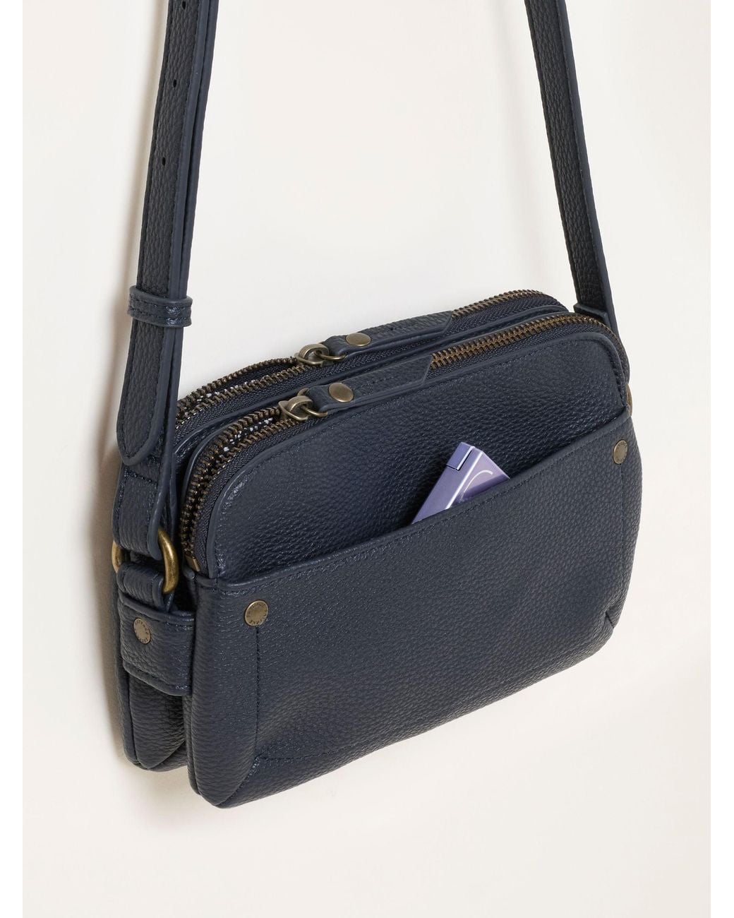 FatFace Blue Fatface Camera Crossbody Bag