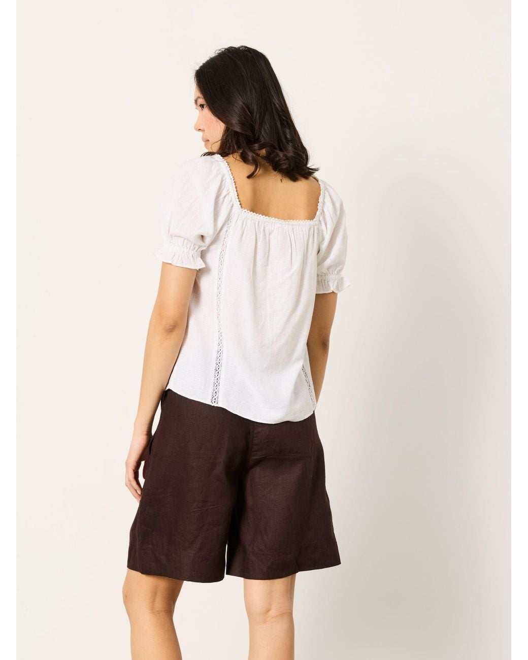 FatFace White Fatface Jorden Blouse