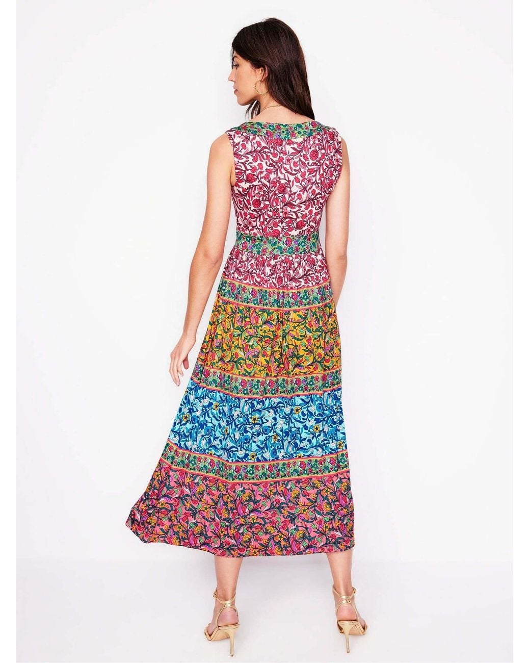 Boden Multi Olympia Jersey Maxi Dress in Green | Lyst