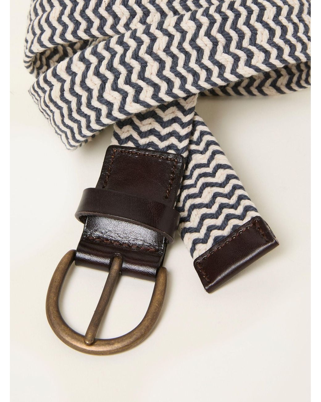 FatFace Blue Pattern Belt