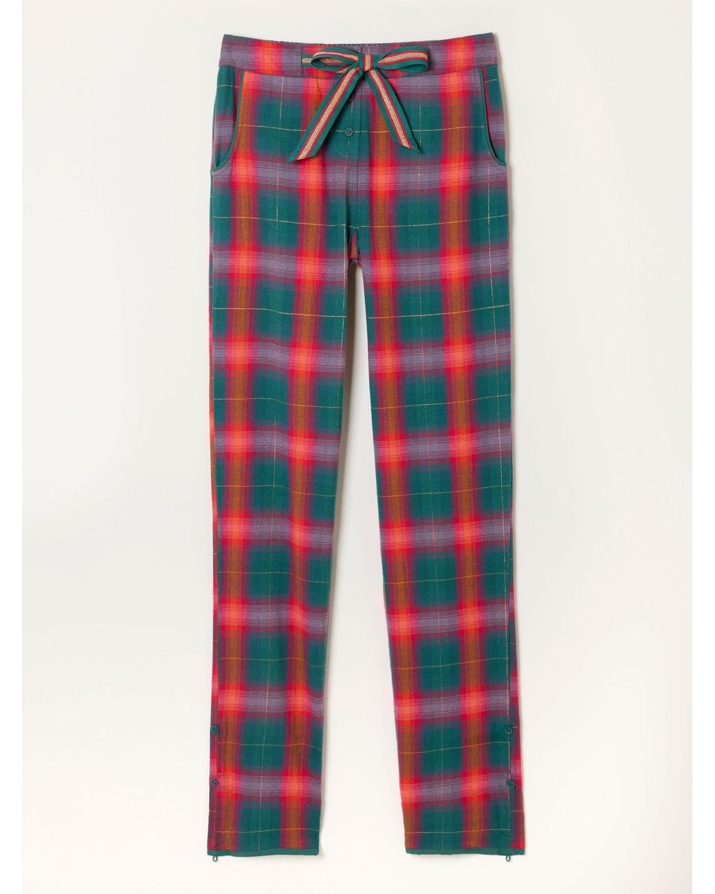 FatFace Multicolor Eva Jewel Check Pyjama Bottoms