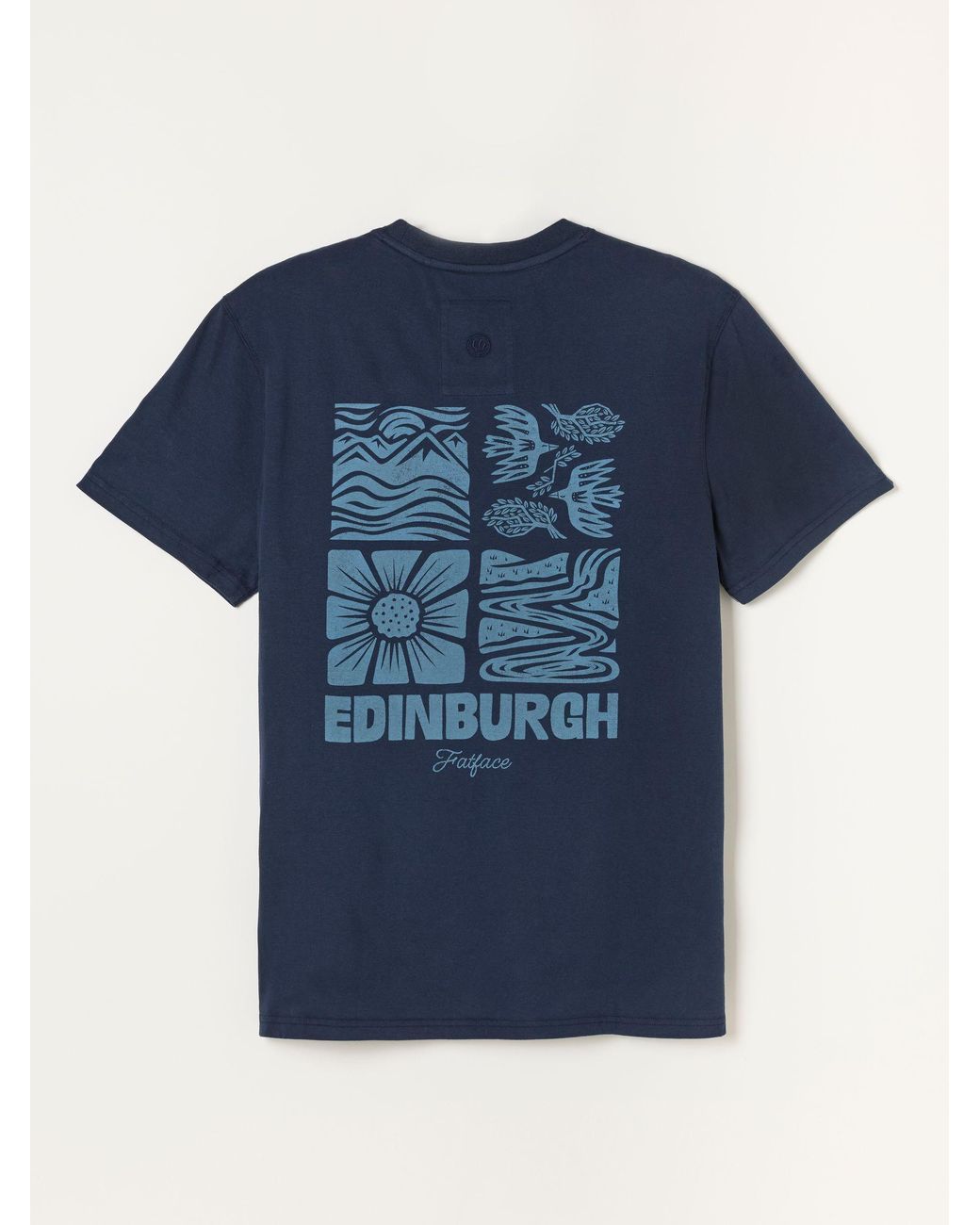 FatFace Blue Graphic T-Shirt for men