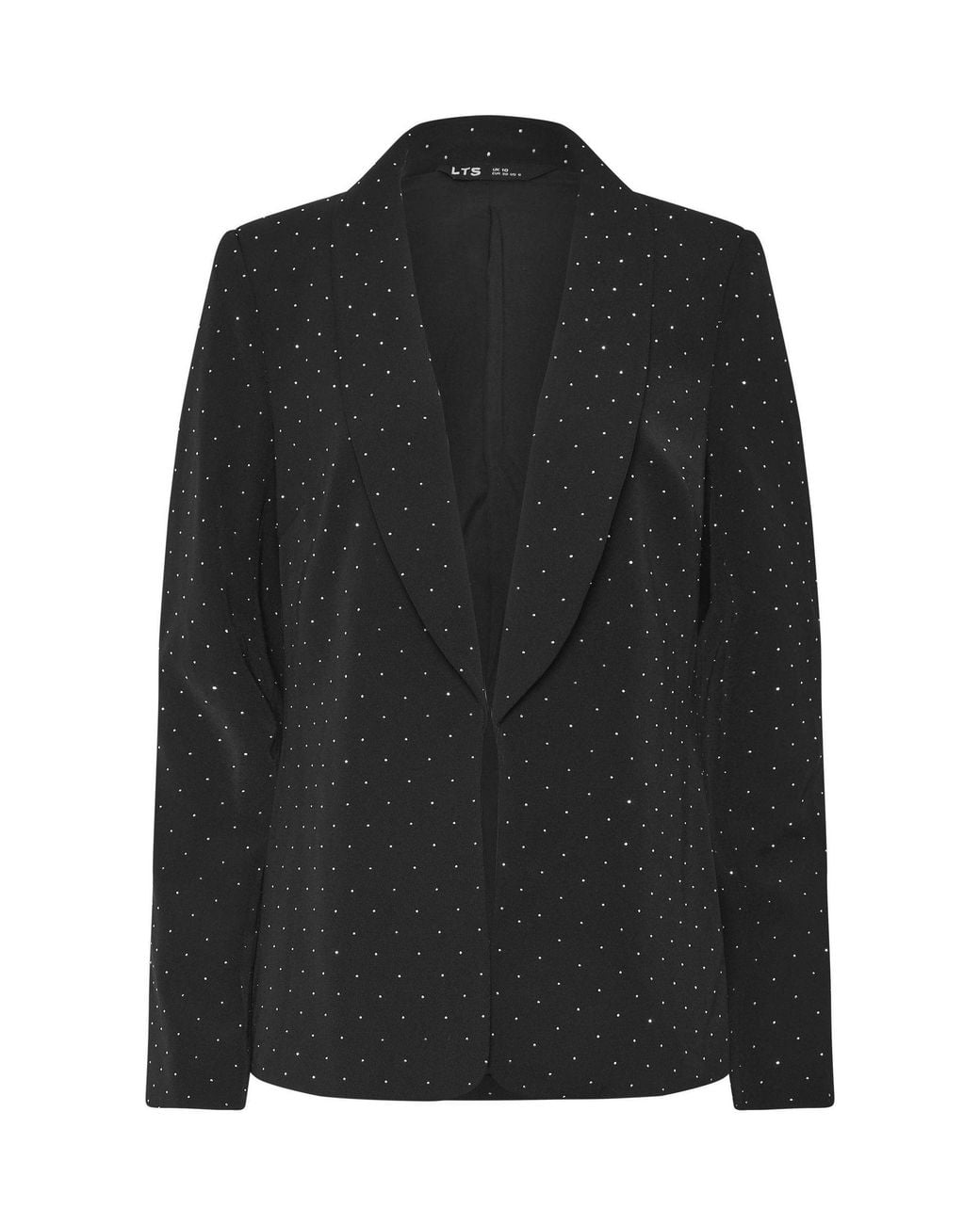 Long Tall Sally Black Studded Blazer Jacket