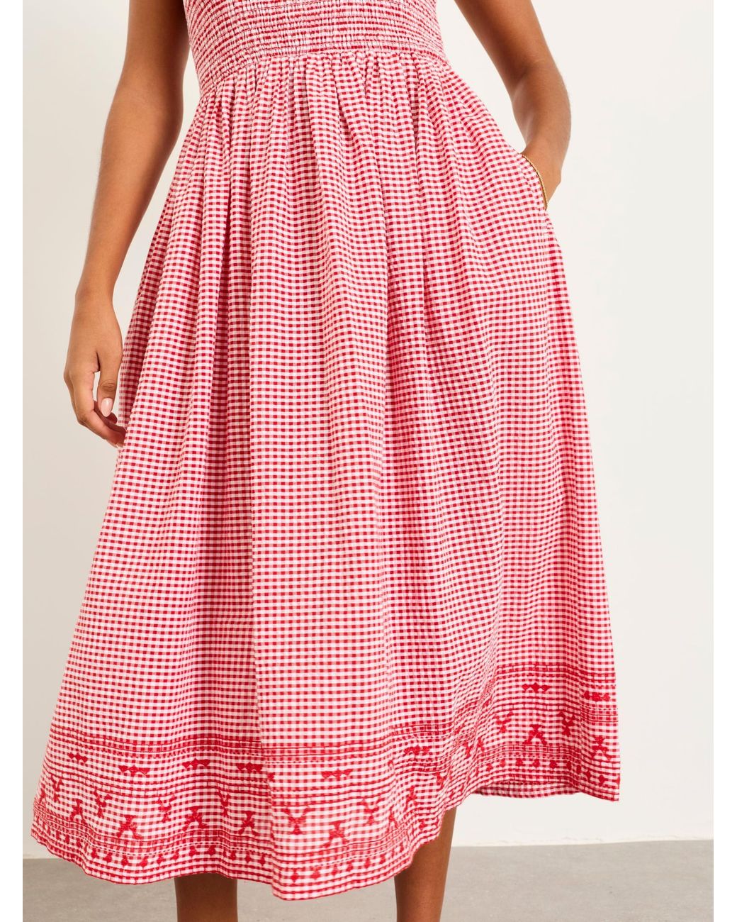 FatFace Pink Emmy Midi Dress