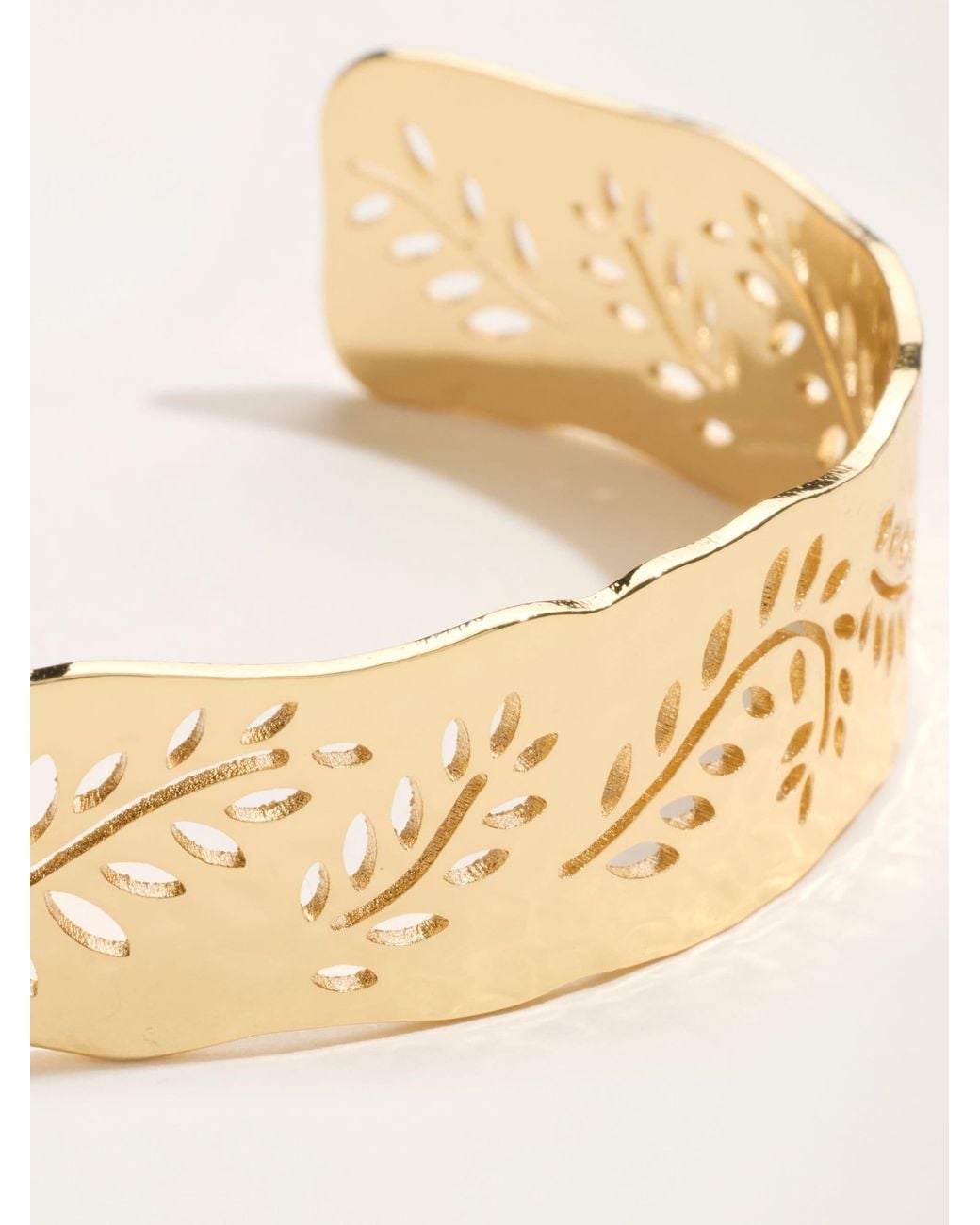 FatFace Natural Leaf Bangle