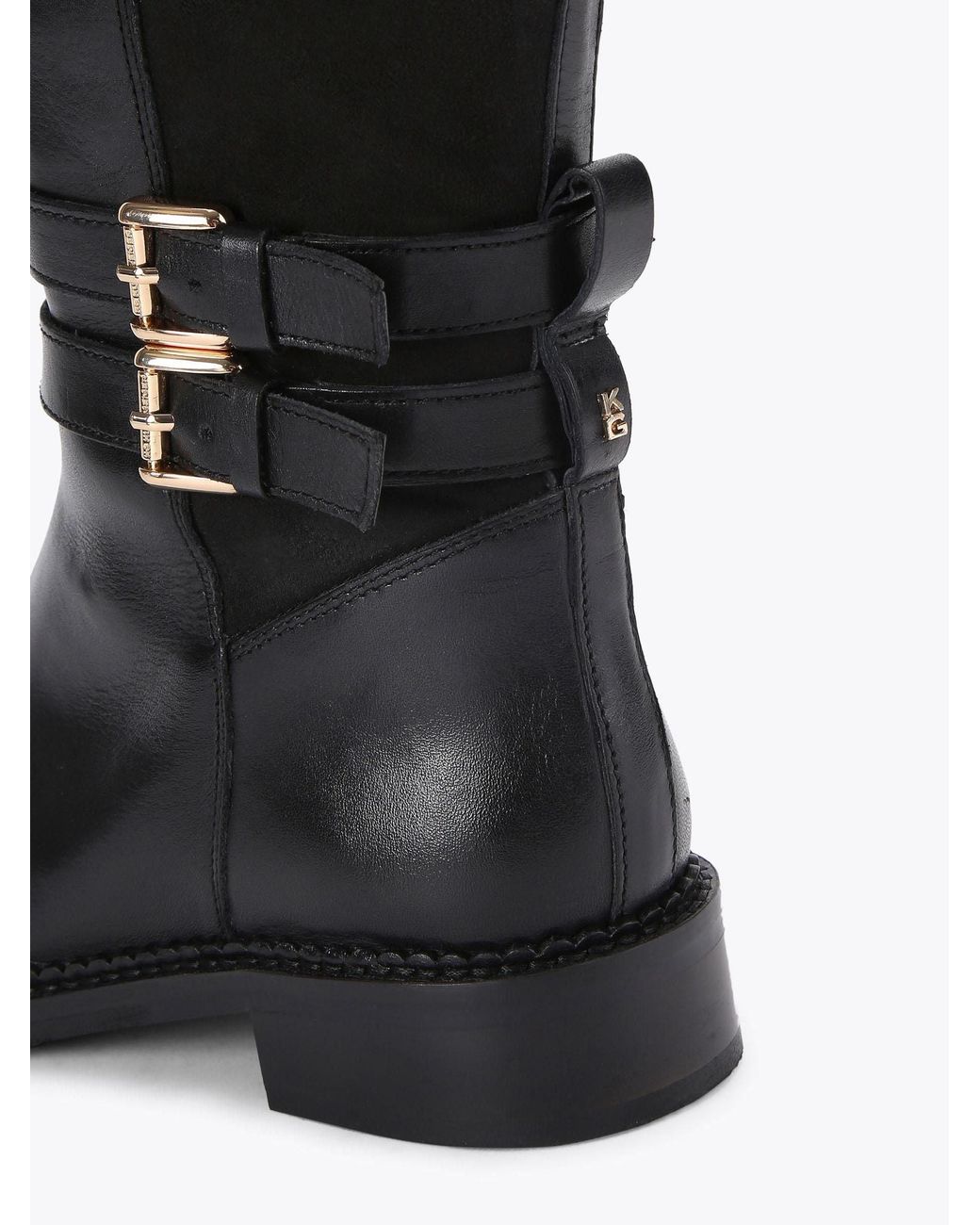 KG by Kurt Geiger Black Trying Boots