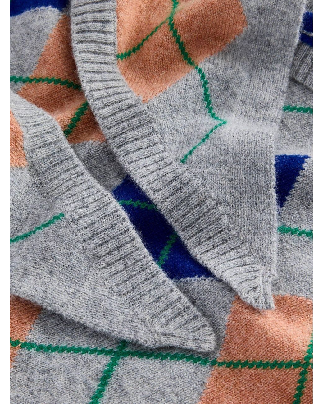 Boden Blue Cashmere Neckerchief