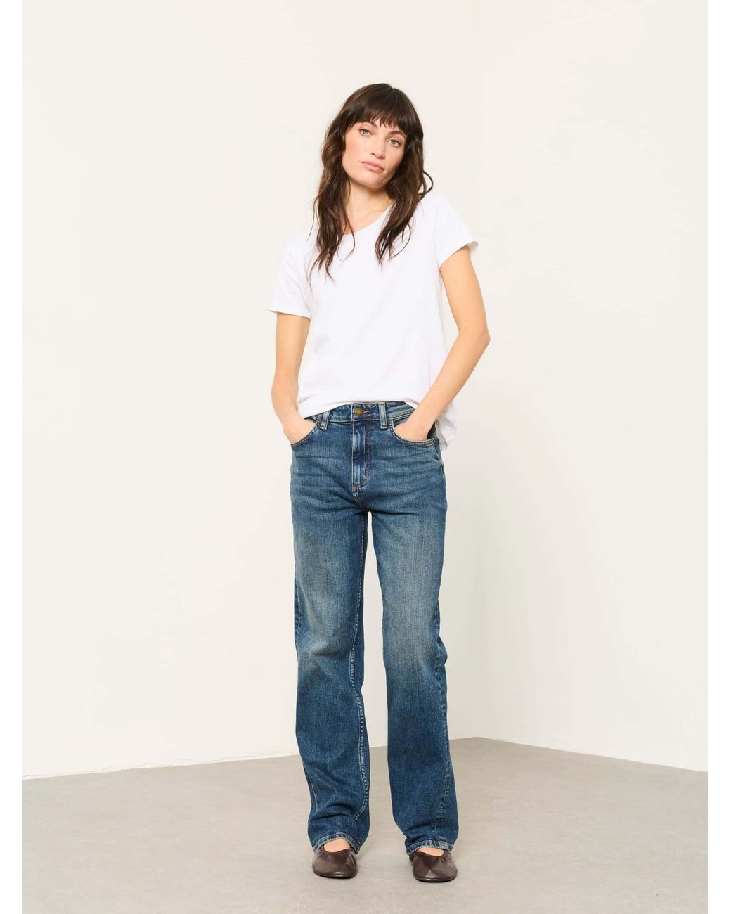 FatFace Blue Filby Relaxed Straight Jeans