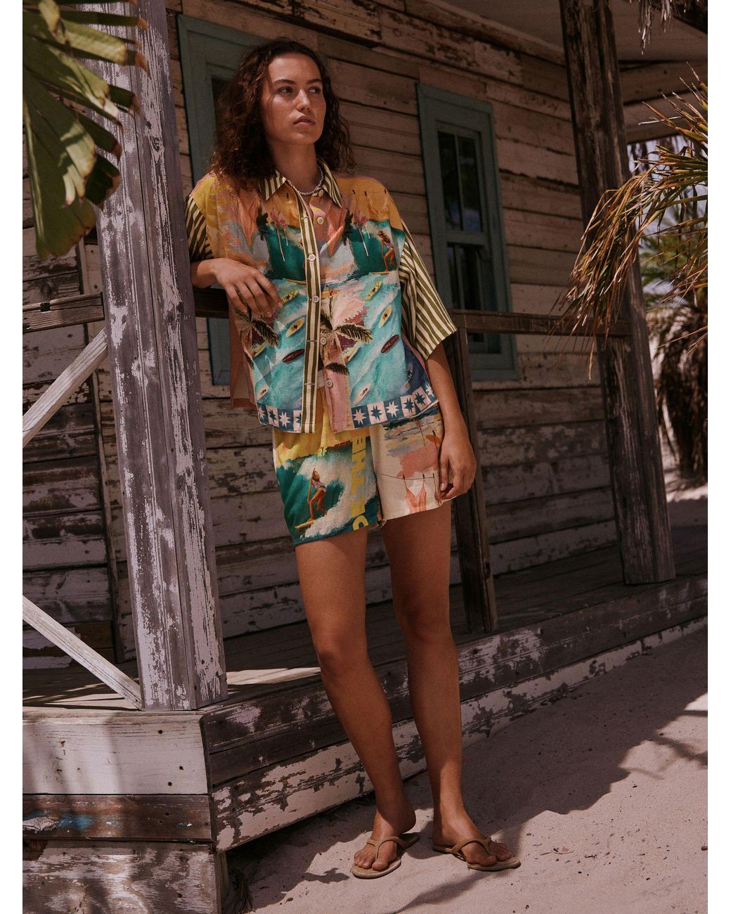 Next Multicolor Elasticated Waist Shorts