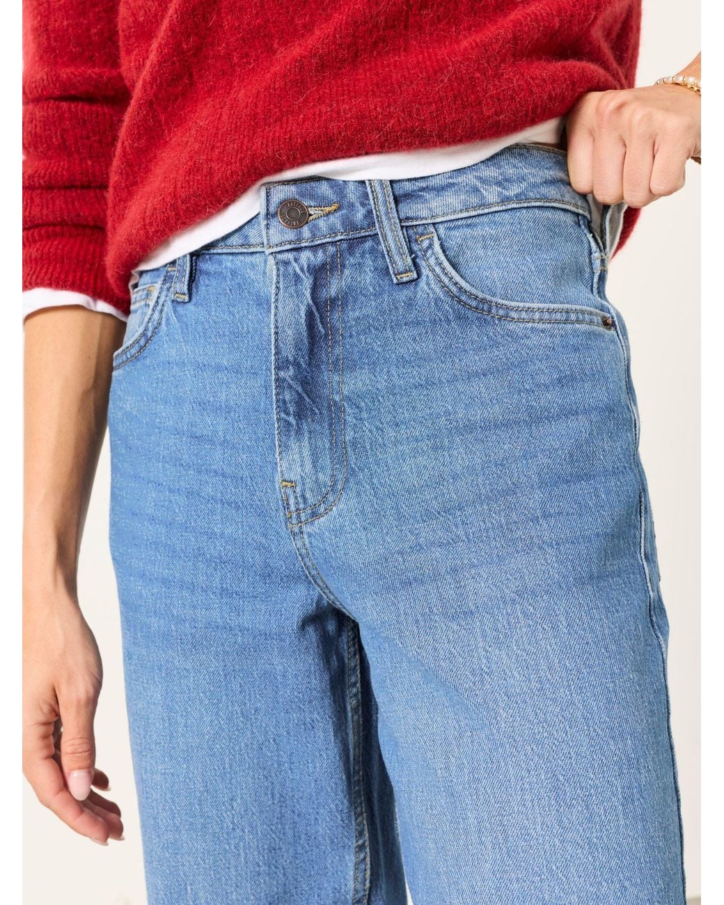 FatFace Blue Marlow Petite Jeans